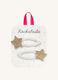 Rockahula Kids - 2 Parça Parlak Yıldız Korkuluk Seti | Beyaz
