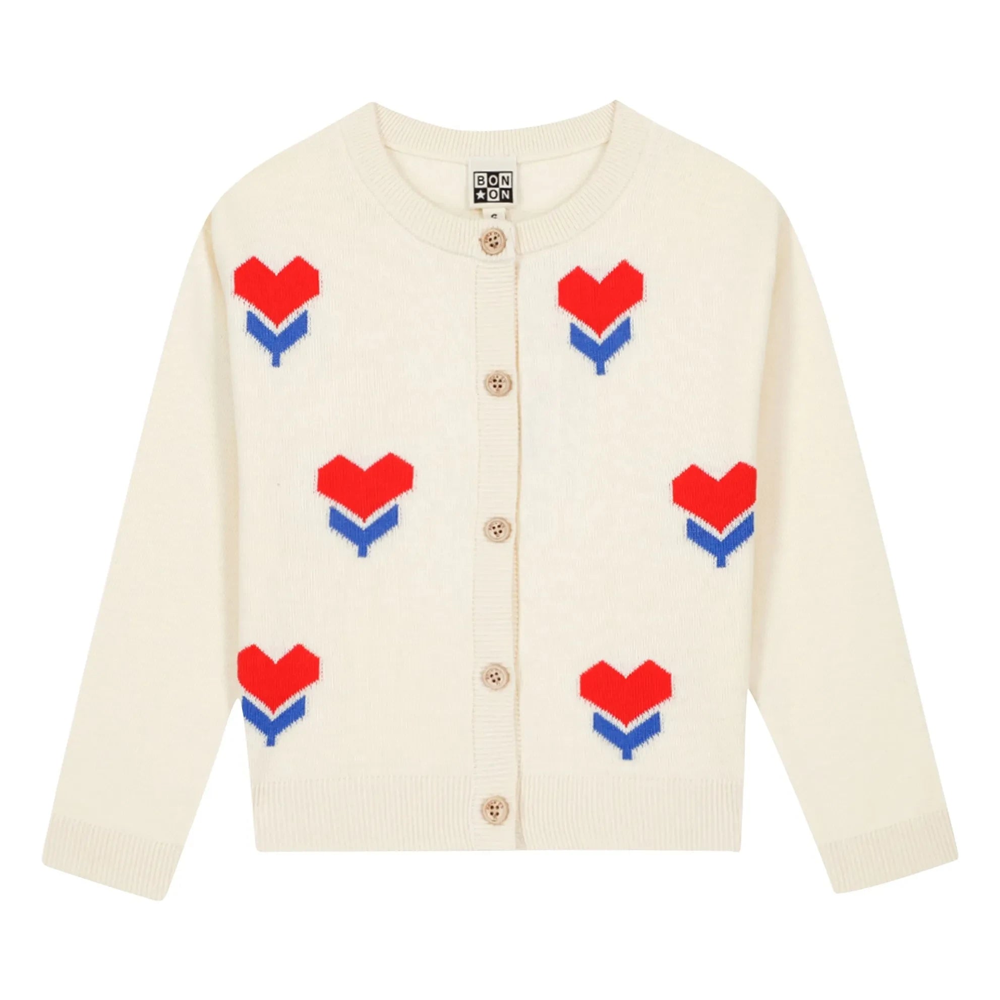 Bonton - Nina Strickjacke | Ecru