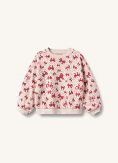 Wheat - Lia Sweatshirt mit Knoten, Bio-Baumwolle | Zuckerrosa