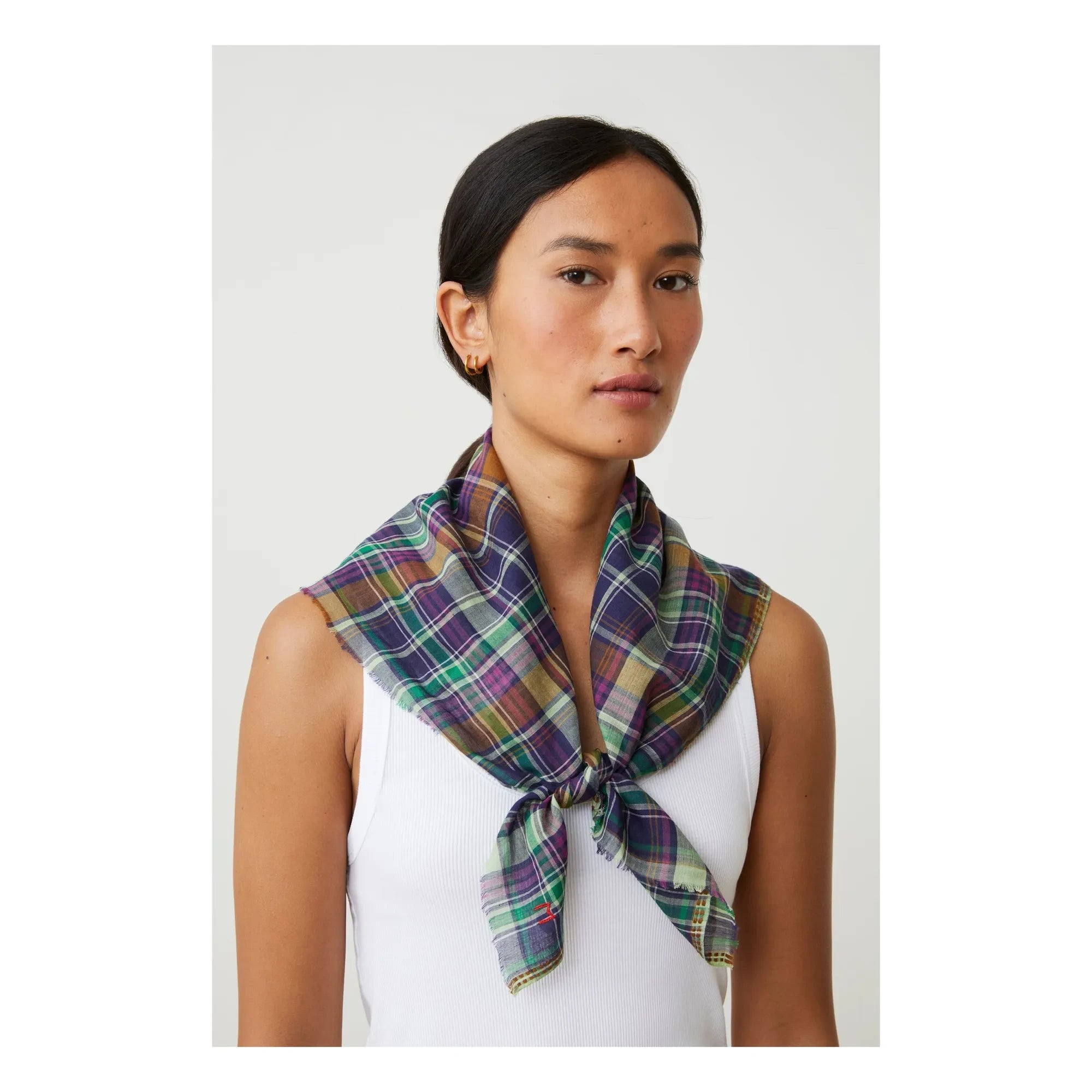 Moismont - Secret Scarf N°817 Baumwolle | Dunkelblau