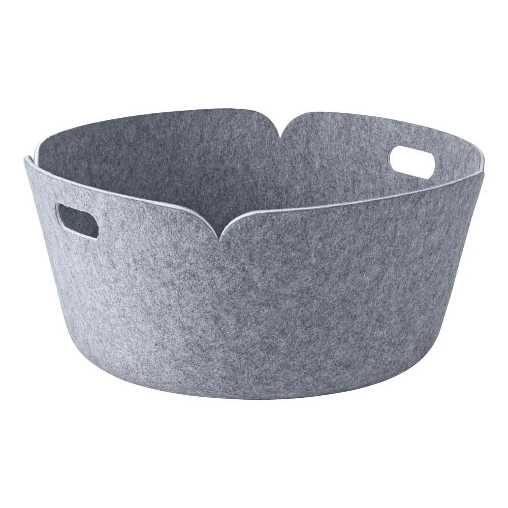 Muuto - Flacher Aufbewahrungskorb Restore