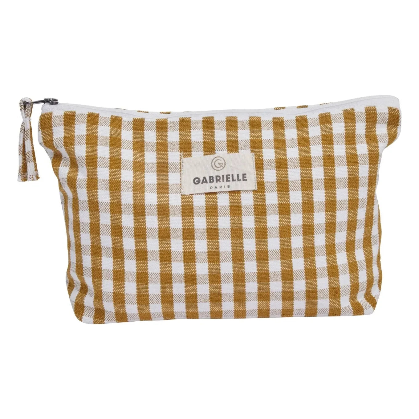 Gabrielle Paris - Vichy Tasche | Curry Gelb