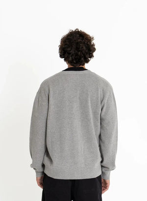 Smallable Man - Rodin Merino Wolle Cardigan | Heather Grau