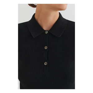 FUB - Polo Rib | Schwarz