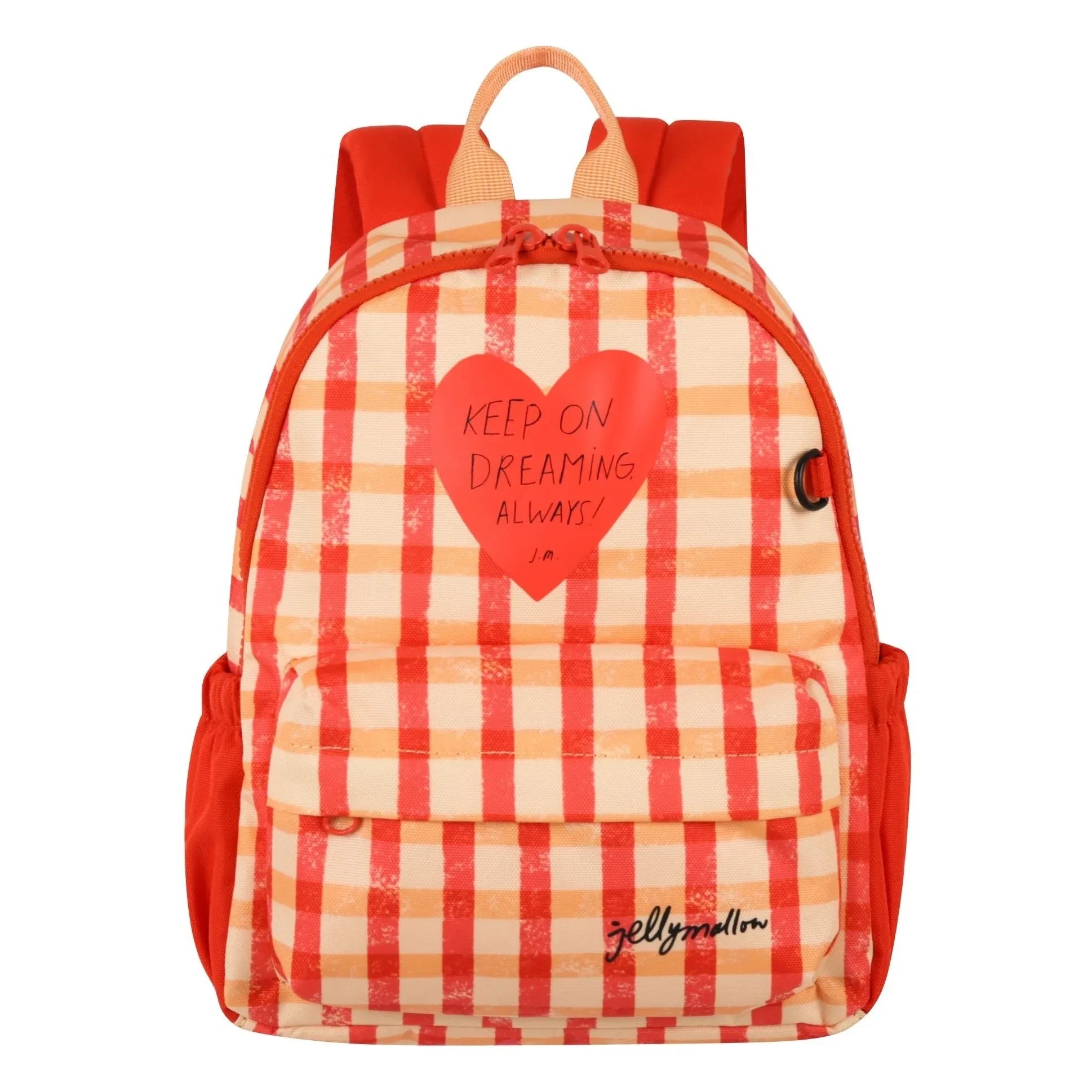 Jelly Mallow - Carreaux Rucksack | Rot