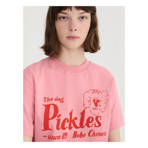 Bobo Choses - T-Shirt aus Bio-Baumwolle „The Dog Pickles“ | Rosa