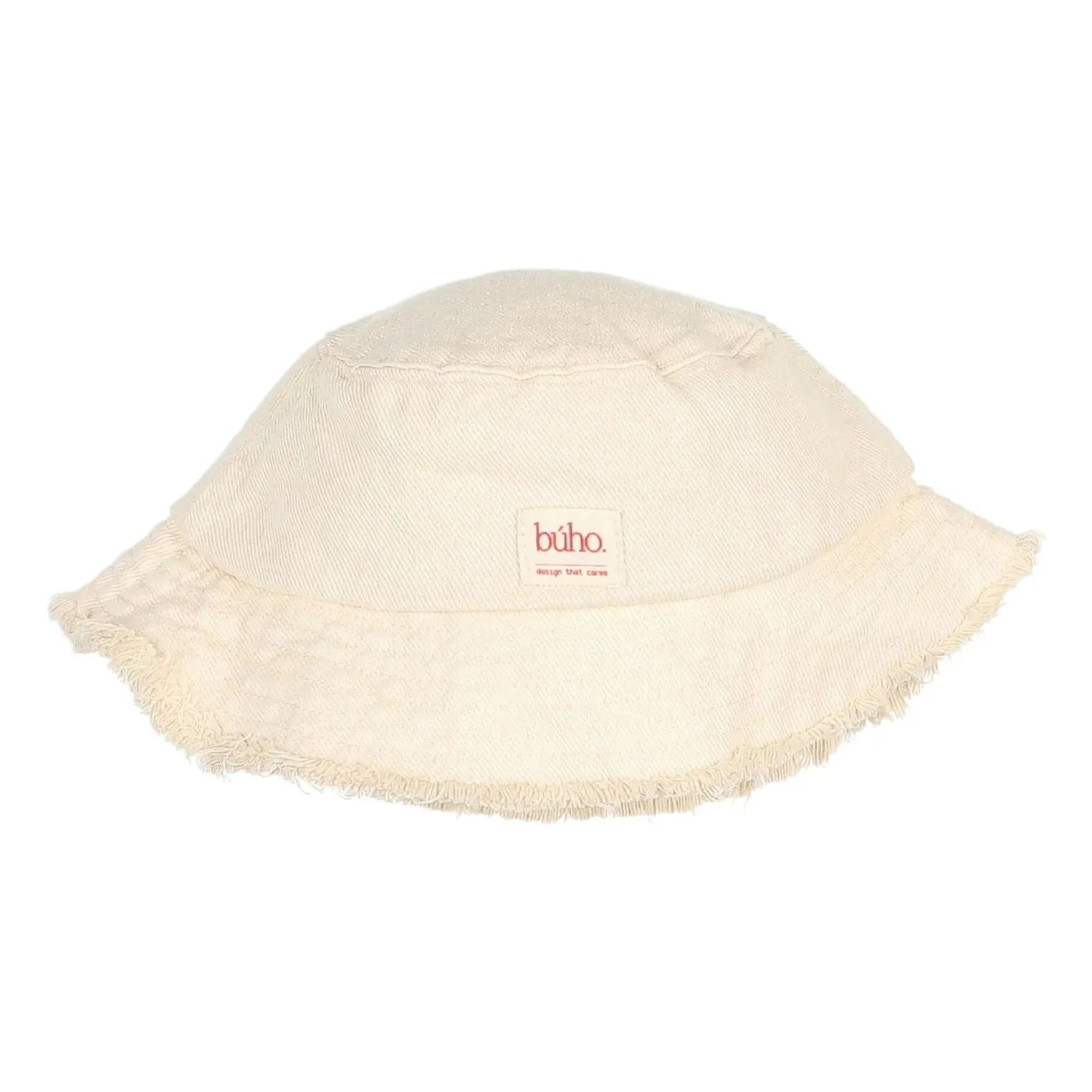 Búho - Bob Denim Effiloché Lyocell | Schmutziges Weiß