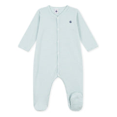 Petit Bateau - Pyjamas Dors Bien Çizgili Milleraies Organik Pamuk | Yeşil