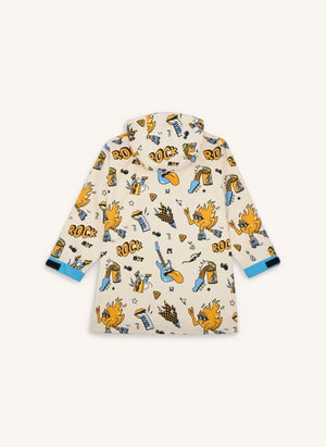 Hello Hossy - Rock n Fire Regenjacke | Weiß