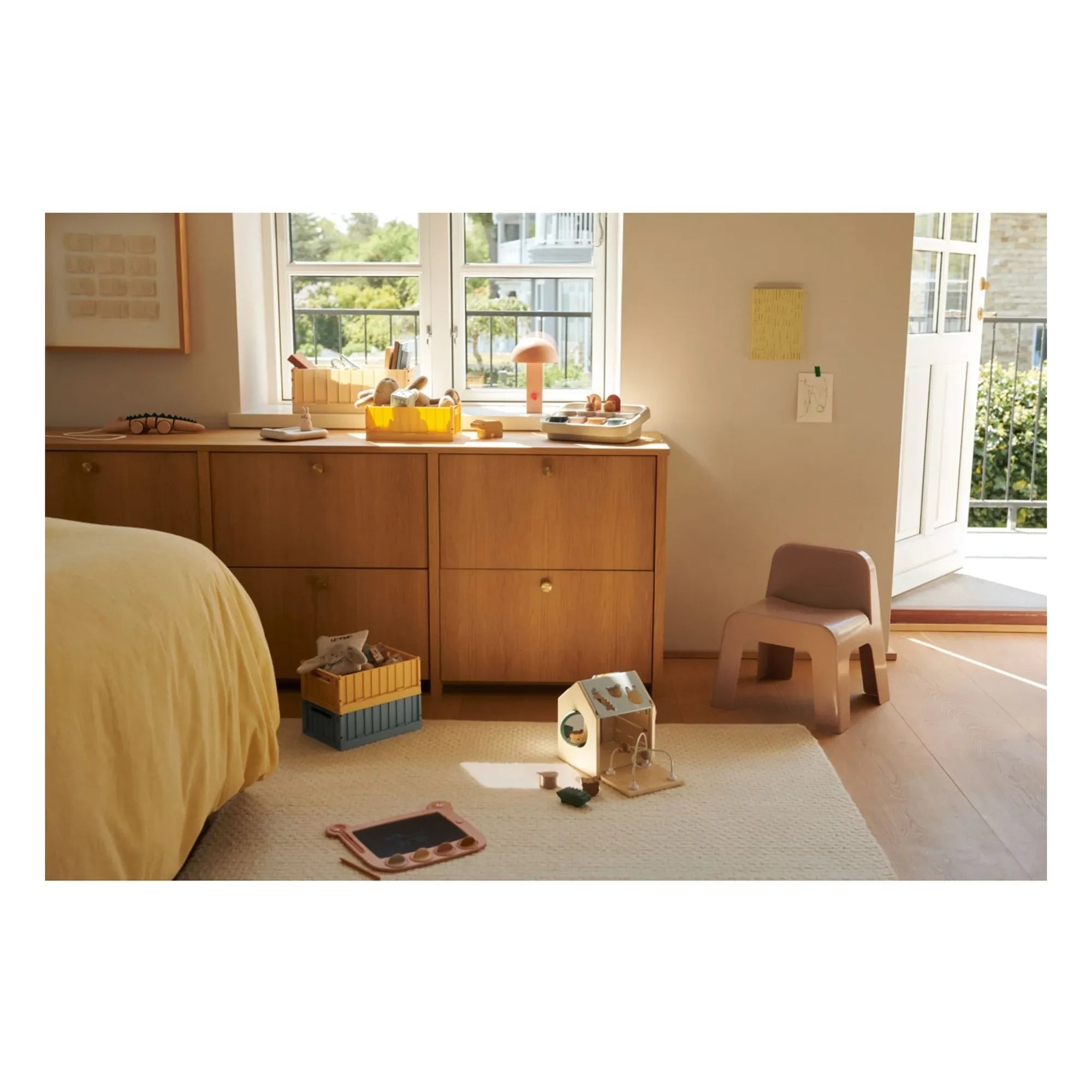 Liewood - Weston Faltbare Aufbewahrungsbox - 2er-Set | Beach Blue