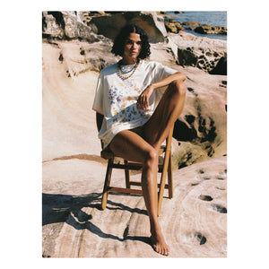 Soleil Soleil - Posy Bio-Baumwoll-T-Shirt | Beige