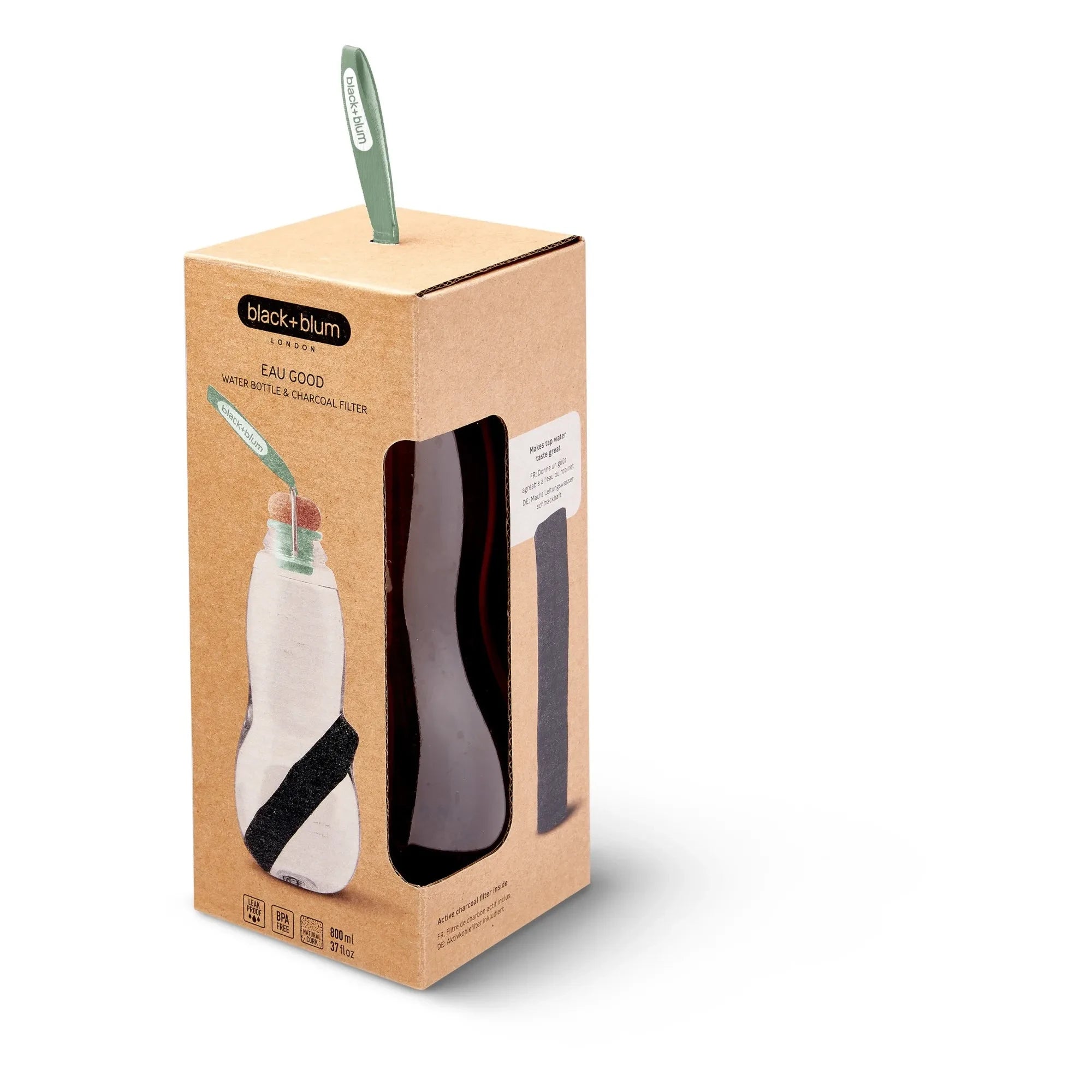 Black + Blum - Eau Good Wasserflasche | Olivgrün