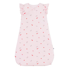 Petit Bateau – Schlafstrampler aus Bio-Baumwolle mit Blumenmuster | Rosa