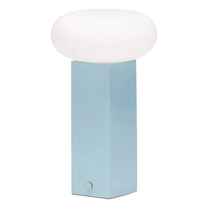 Hübsch - Niedrige tragbare Lampe | Blau