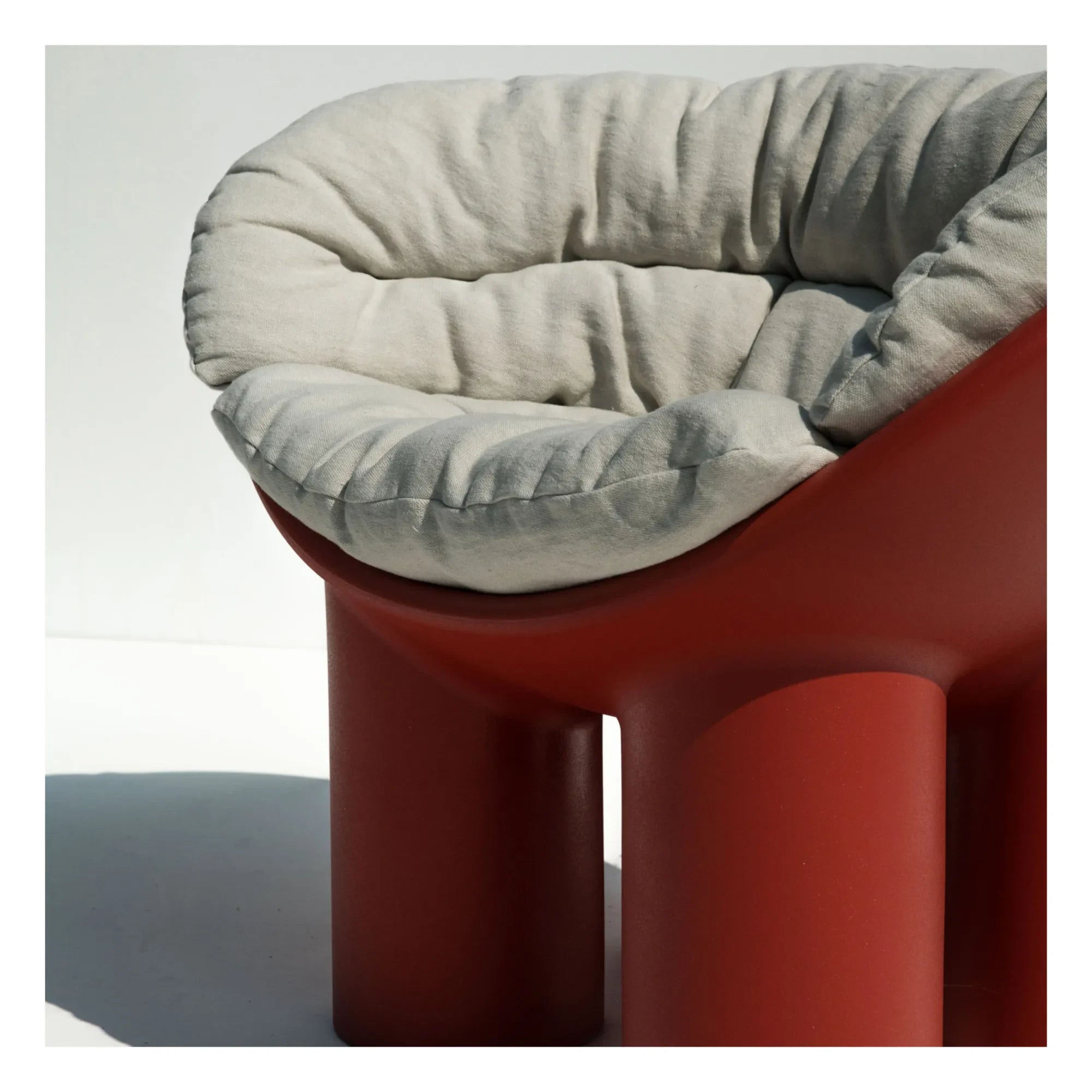Driade - Sessel Roly Poly - Faye Toogood | Ziegelrot