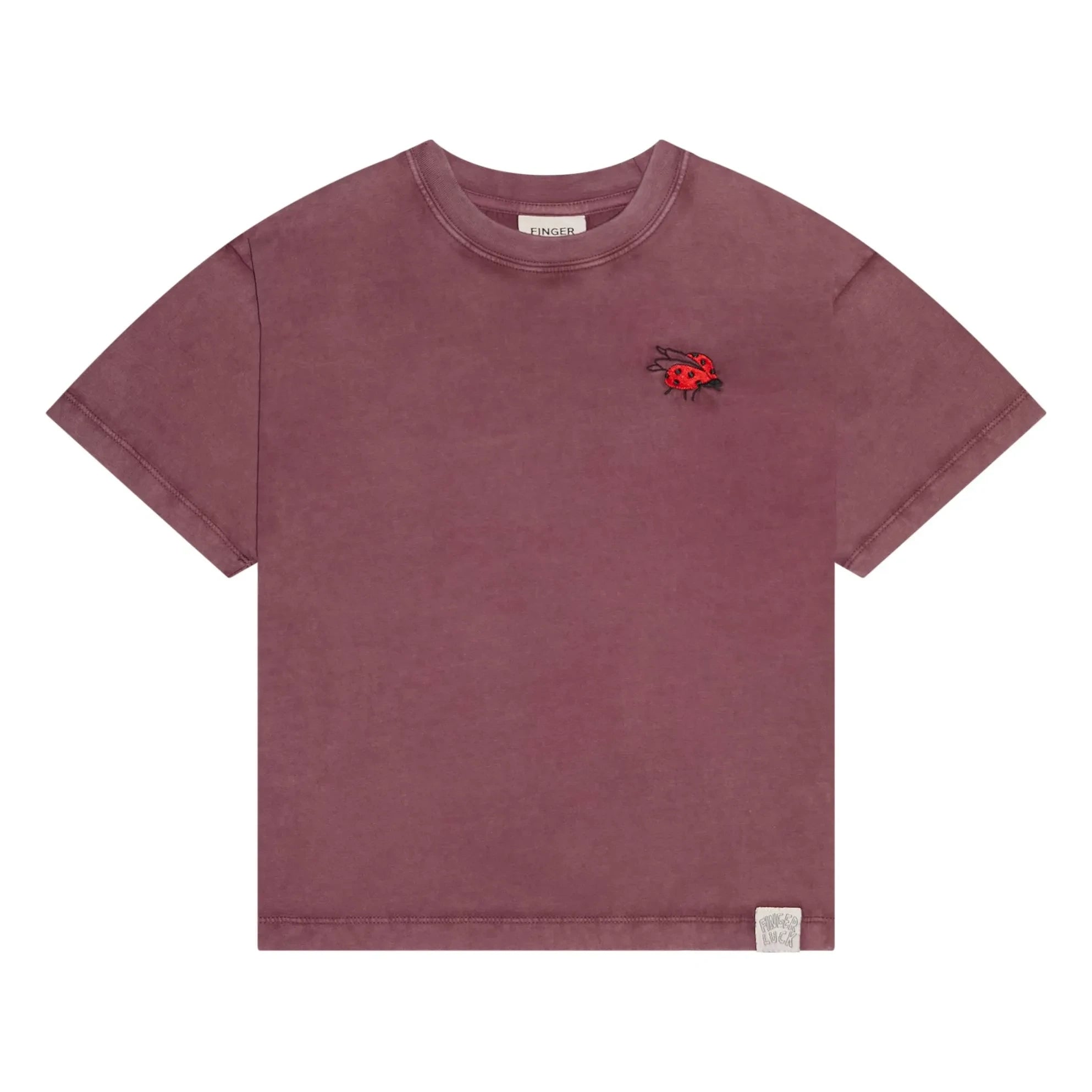 Finger in the nose - Queen T-Shirt Bio-Baumwolle | Aubergine
