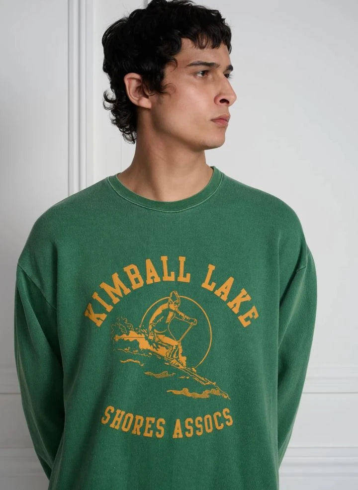 Wild Donkey - Pamuk Sweatshirt | Yeşil su
