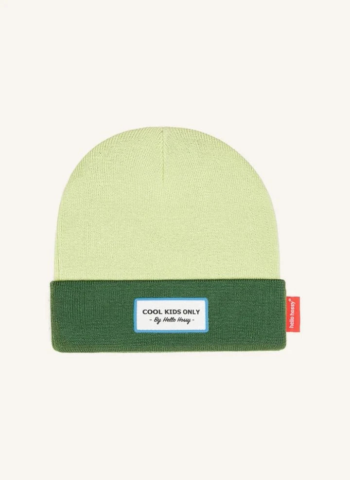 Hallo Hossy - Urban Color Block Bio-Baumwollmütze | Grün