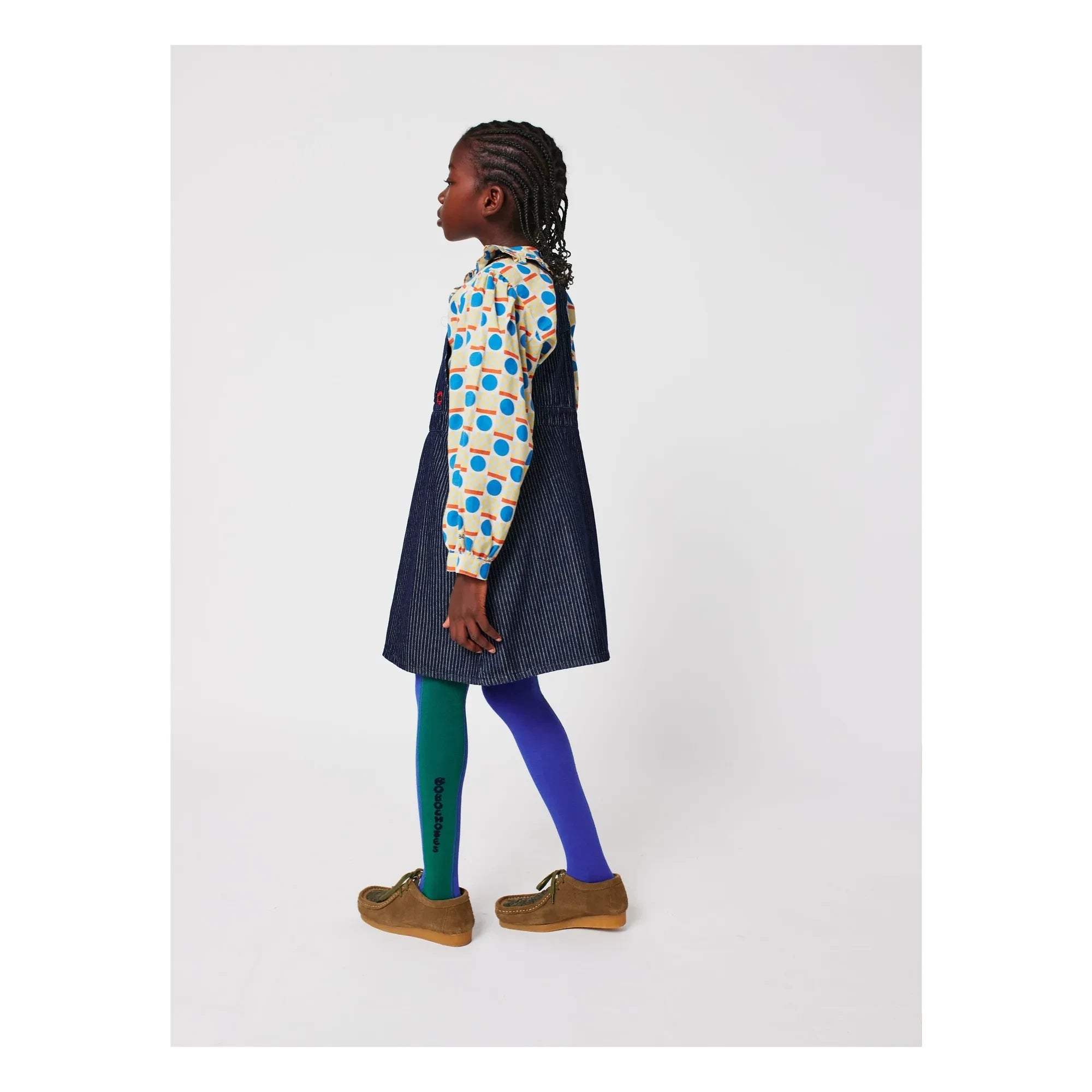 Bobo Choses - Trägerkleid aus Bio-Baumwoll-Denim | Marine