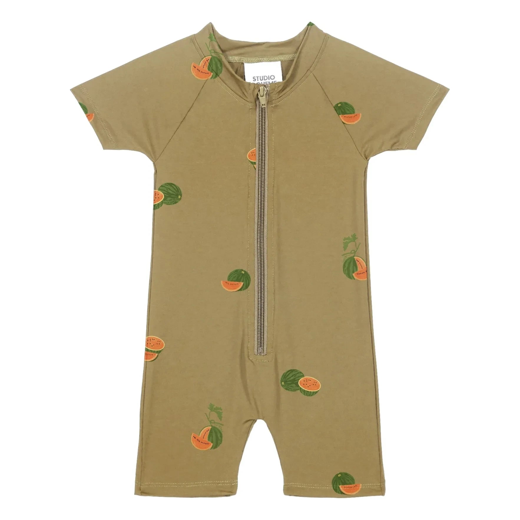 Studio Bohème - Combishort Anti-UV Lulu Watermelons Geri Dönüştürülmüş Lifler | Haki
