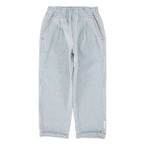Piupiuchick - Gestreifte Jeans | Blau