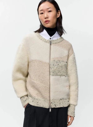 Cordera - Melierte Merinowolljacke | Beig