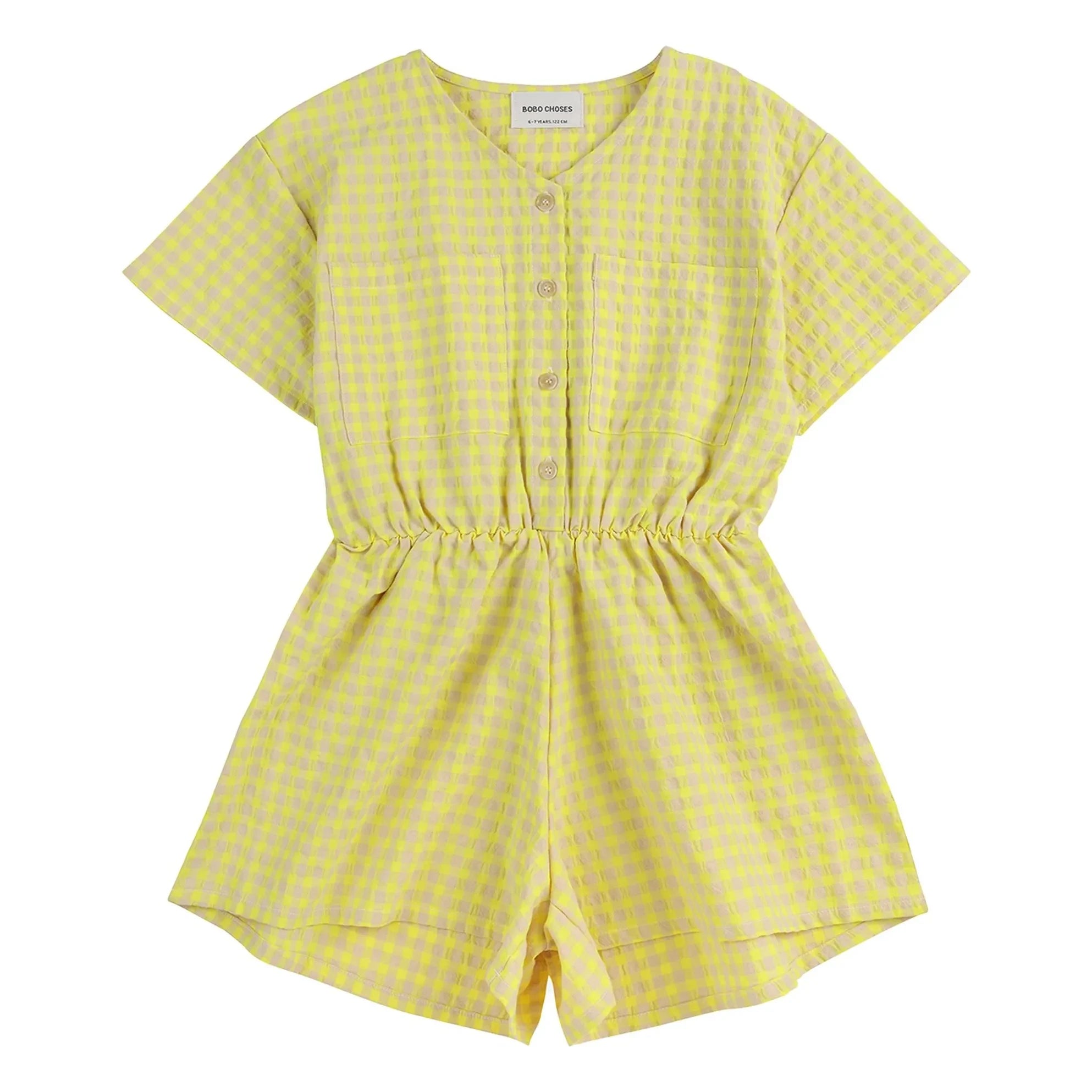 Bobo Choses - Vichy Overall | Gelb