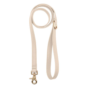 Cafide - Veganes Hundehalsband aus Leder | Beige