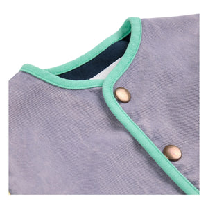 Bobo Choses - Jacke aus recycelten Fasern mit Farbblock | Lavendel