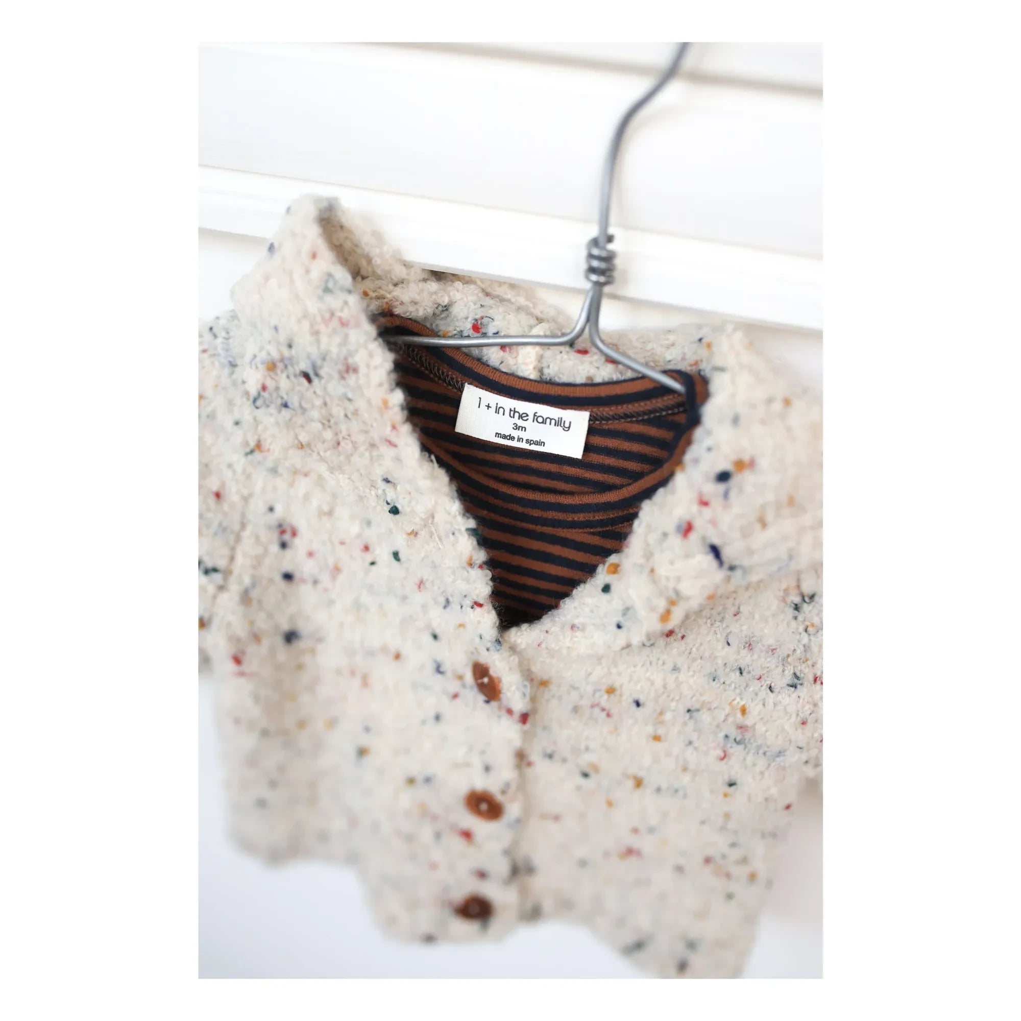 1+ in the family - Nikolai Strickjacke | Heather Beige