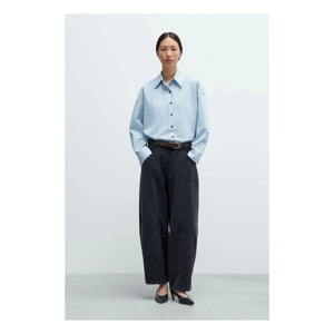 Cordera - Oversize Baumwollhemd | Hellblau
