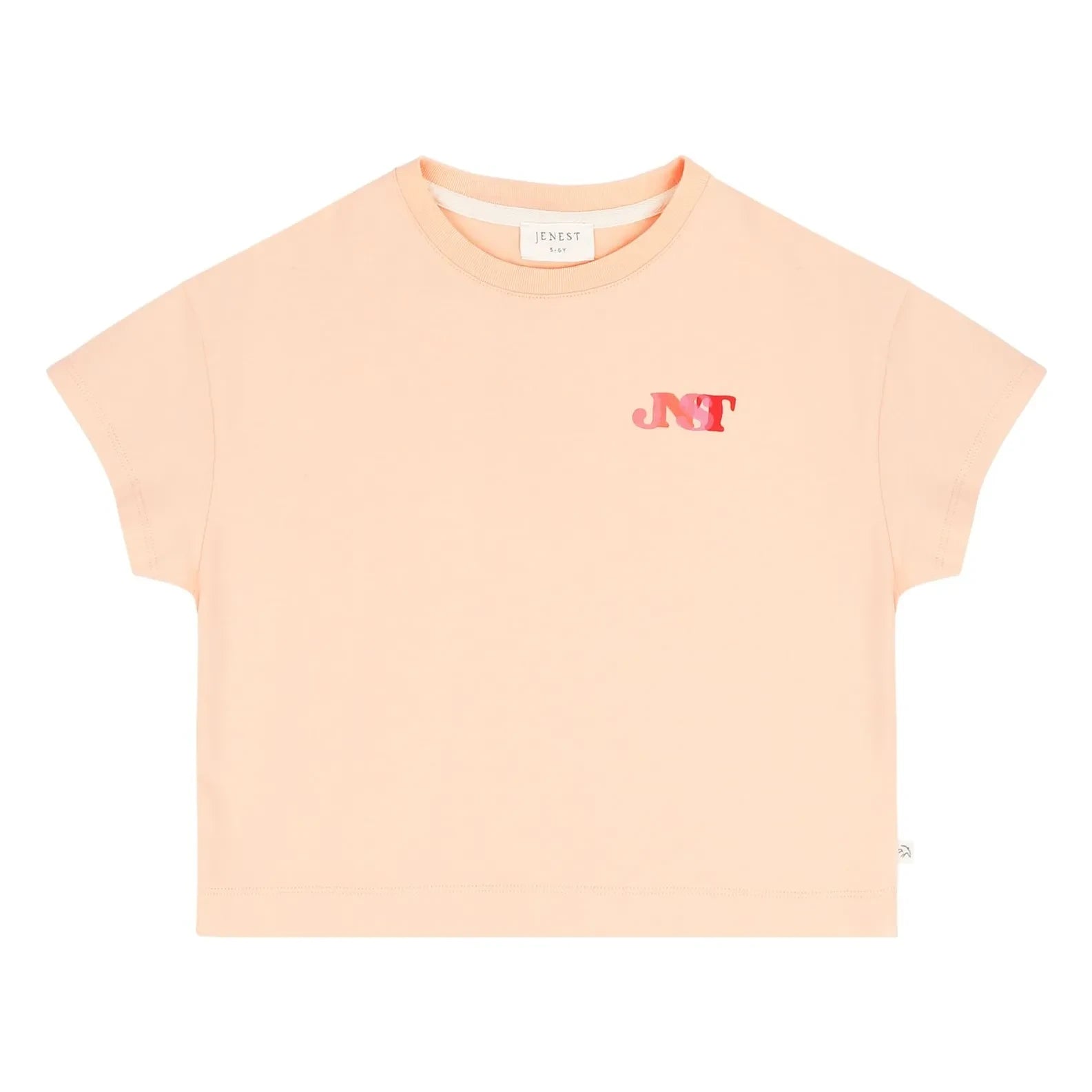 Jenest - Livia JNST Bio-Baumwoll-T-Shirt | Peach