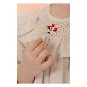 Loir – Bianca Leinenkleid | Ecru