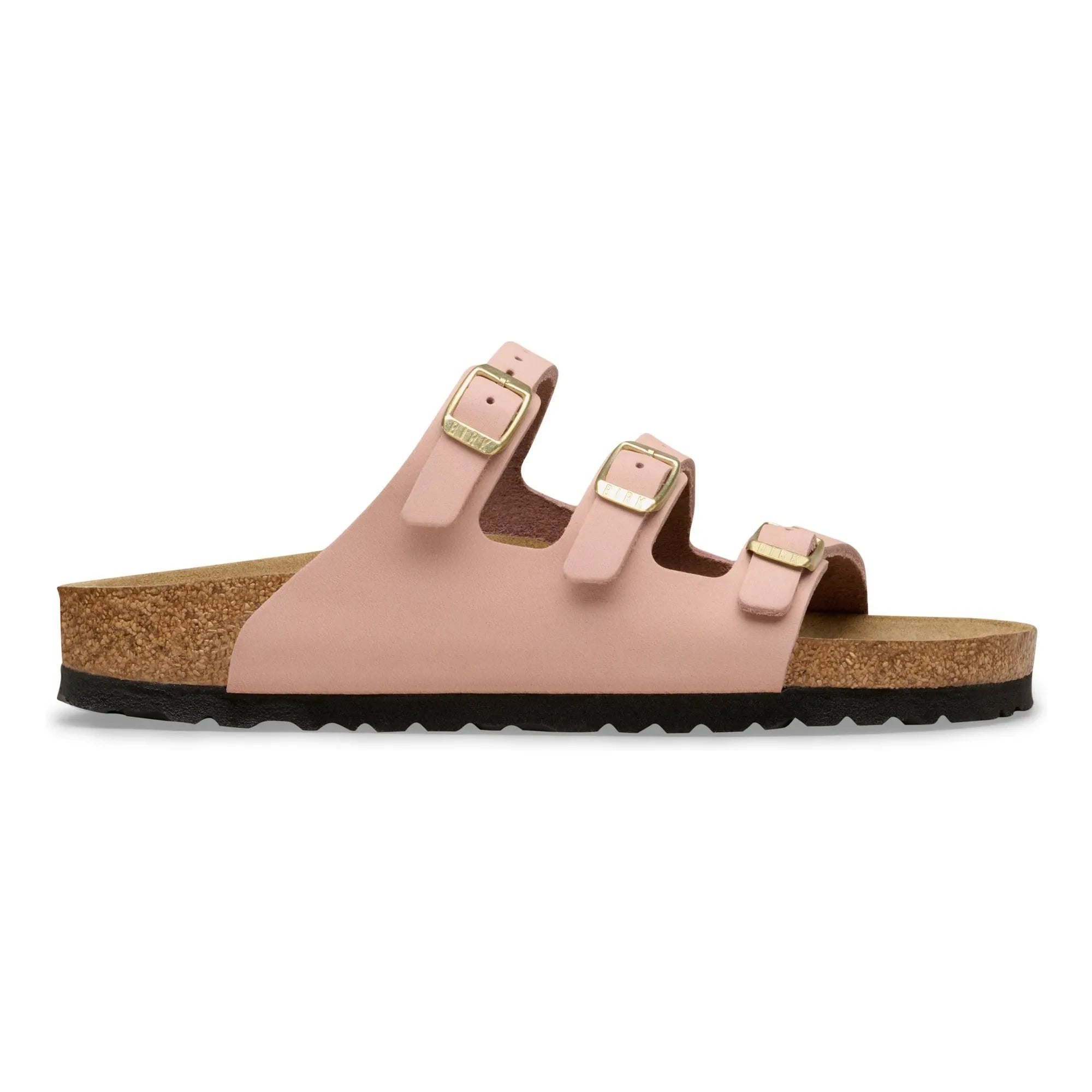 BIRKENSTOCK - Florida Fresh Nubuk Leder Sandalen | Rosa