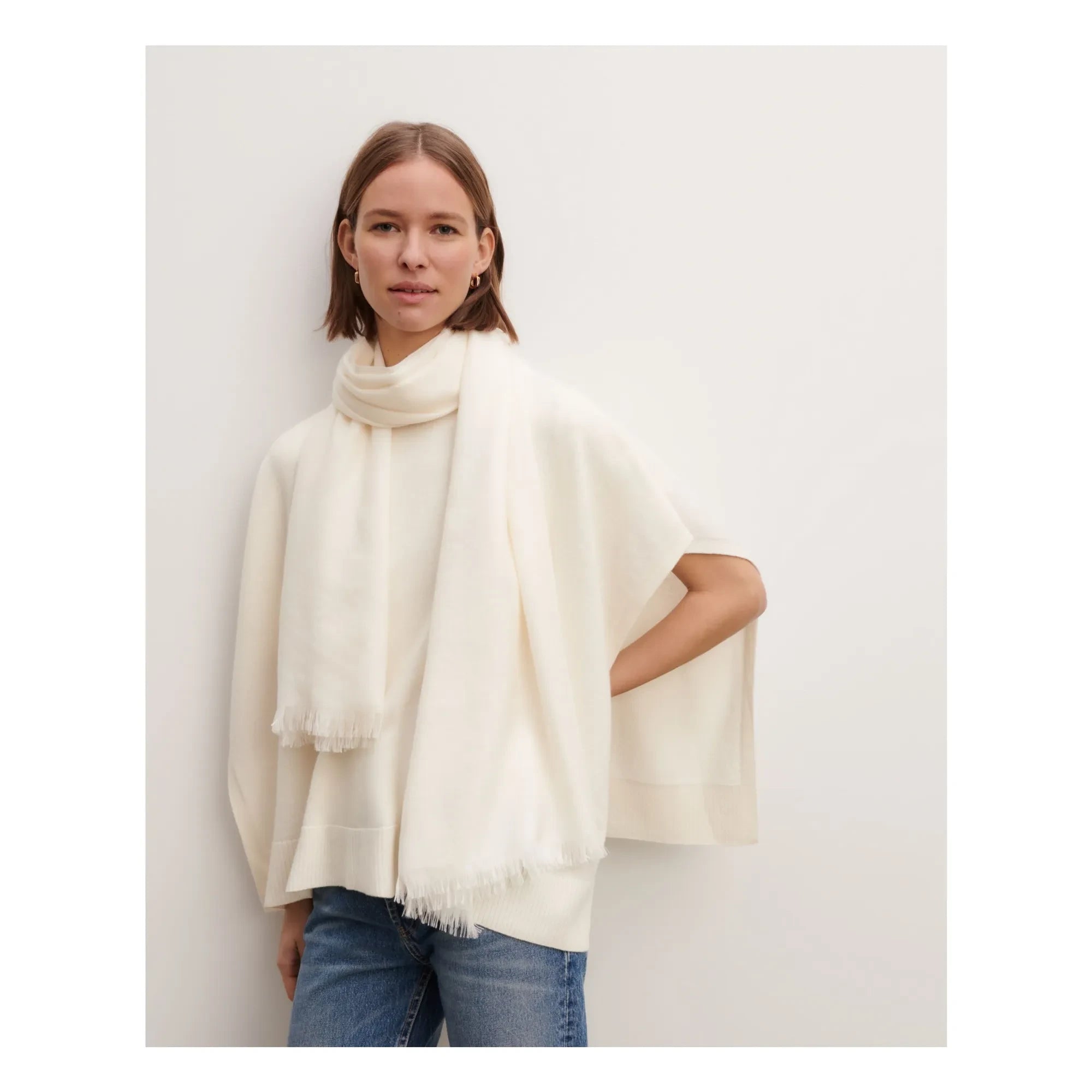Bompard - Kaschmir Voile Schal | Natur