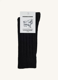 Homecore - Kaschmir Socken | Schwarz