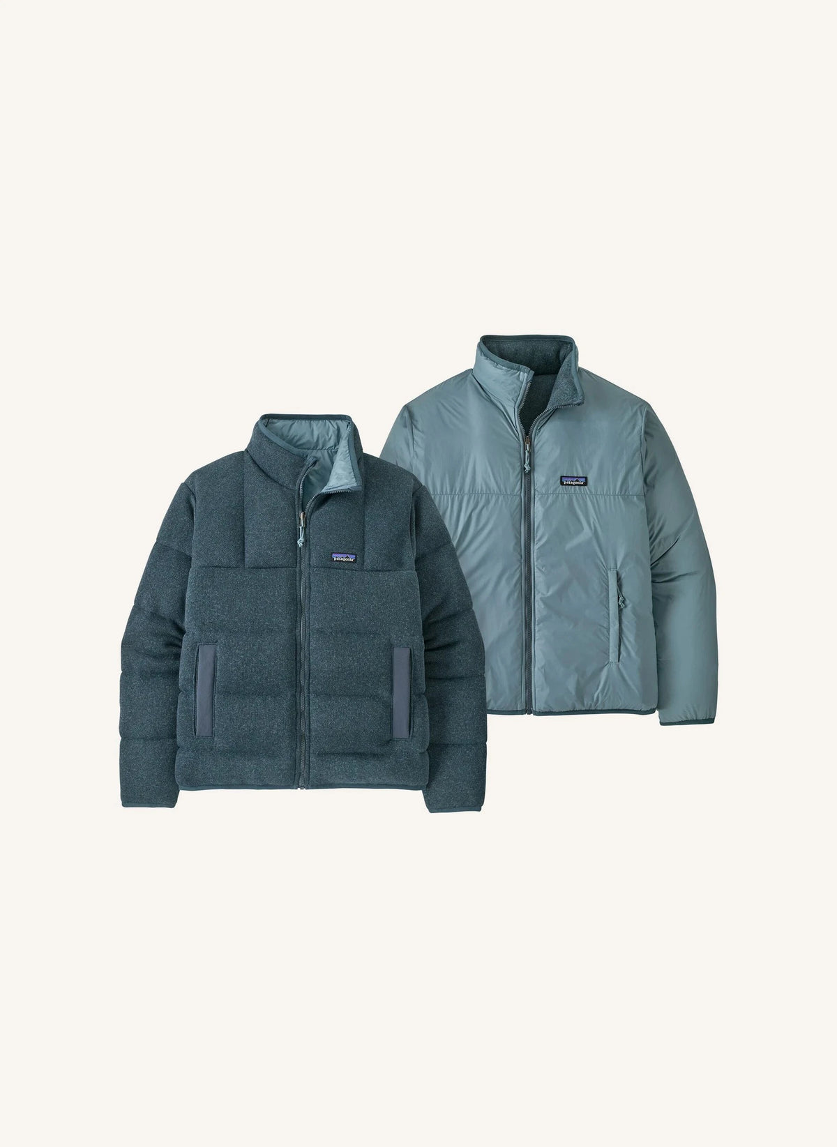 Patagonia - Wendbare Daunenjacke | Steel