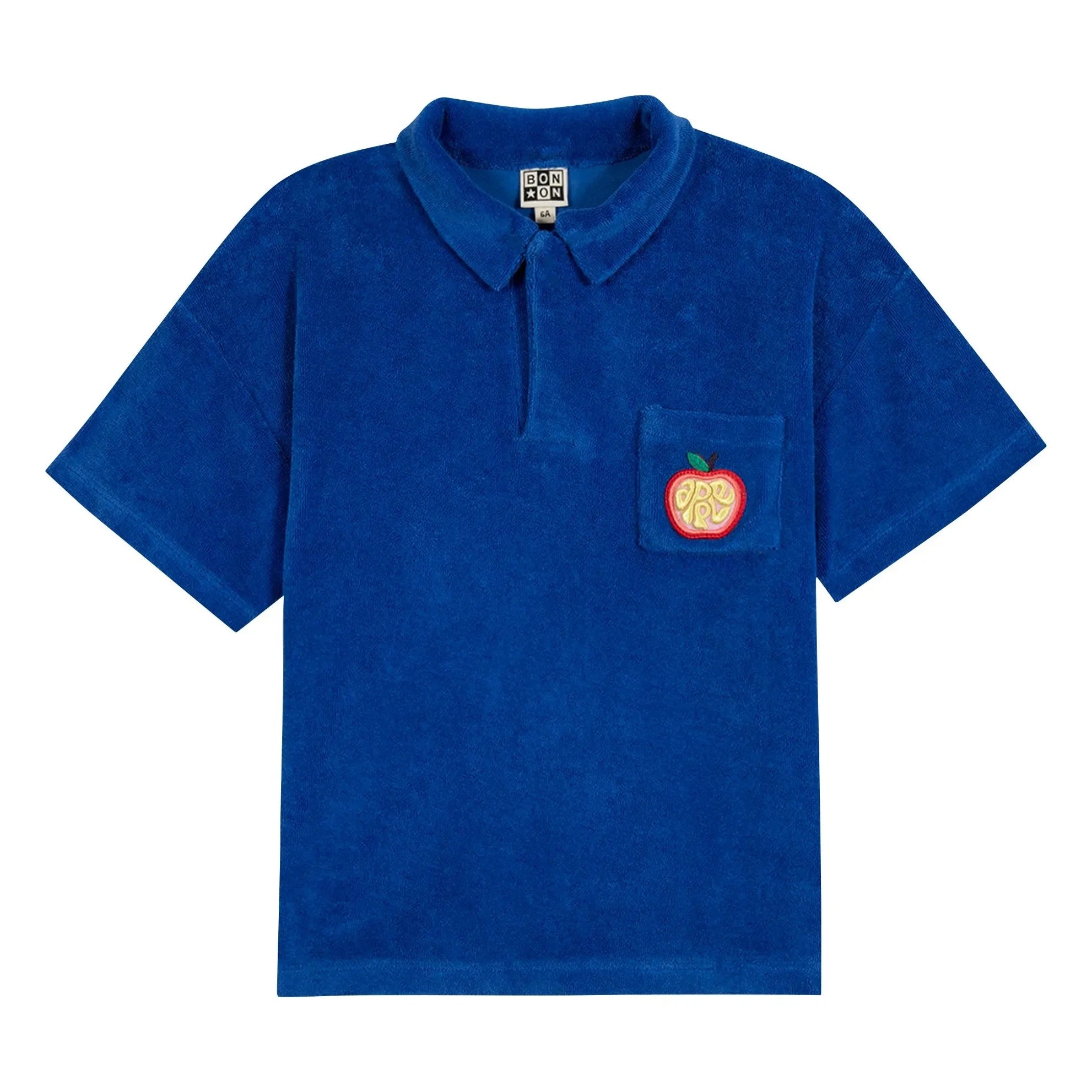 Bonton – Livio Apfel-Frottee-Polo-T-Shirt | Dunkelblau