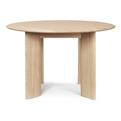 Ferm Living - Runder Tisch mit geschwungener Form - FSC-Holz | Weiß