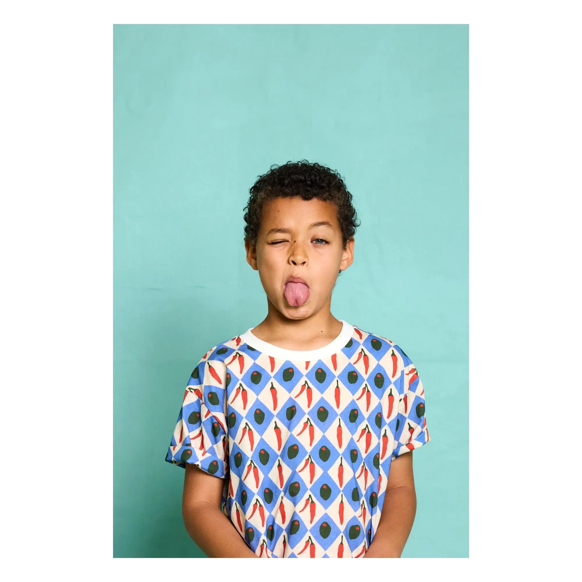 Favorite People - Oliva Peppers T-Shirt | Blau