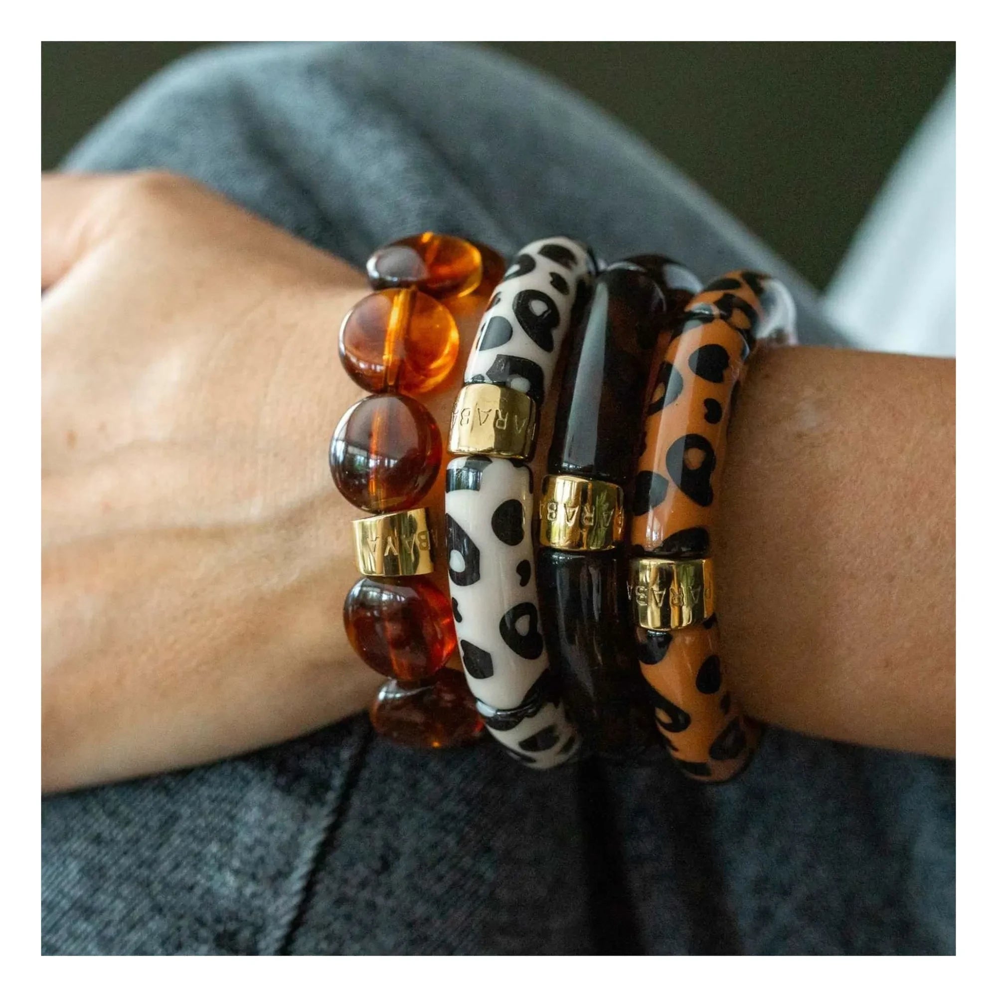 Parabaya - Graou 3 Armbänder | Braun