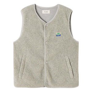 American Vintage - Hoktown Ärmellose Weste aus recycelten Fasern |meliert grau