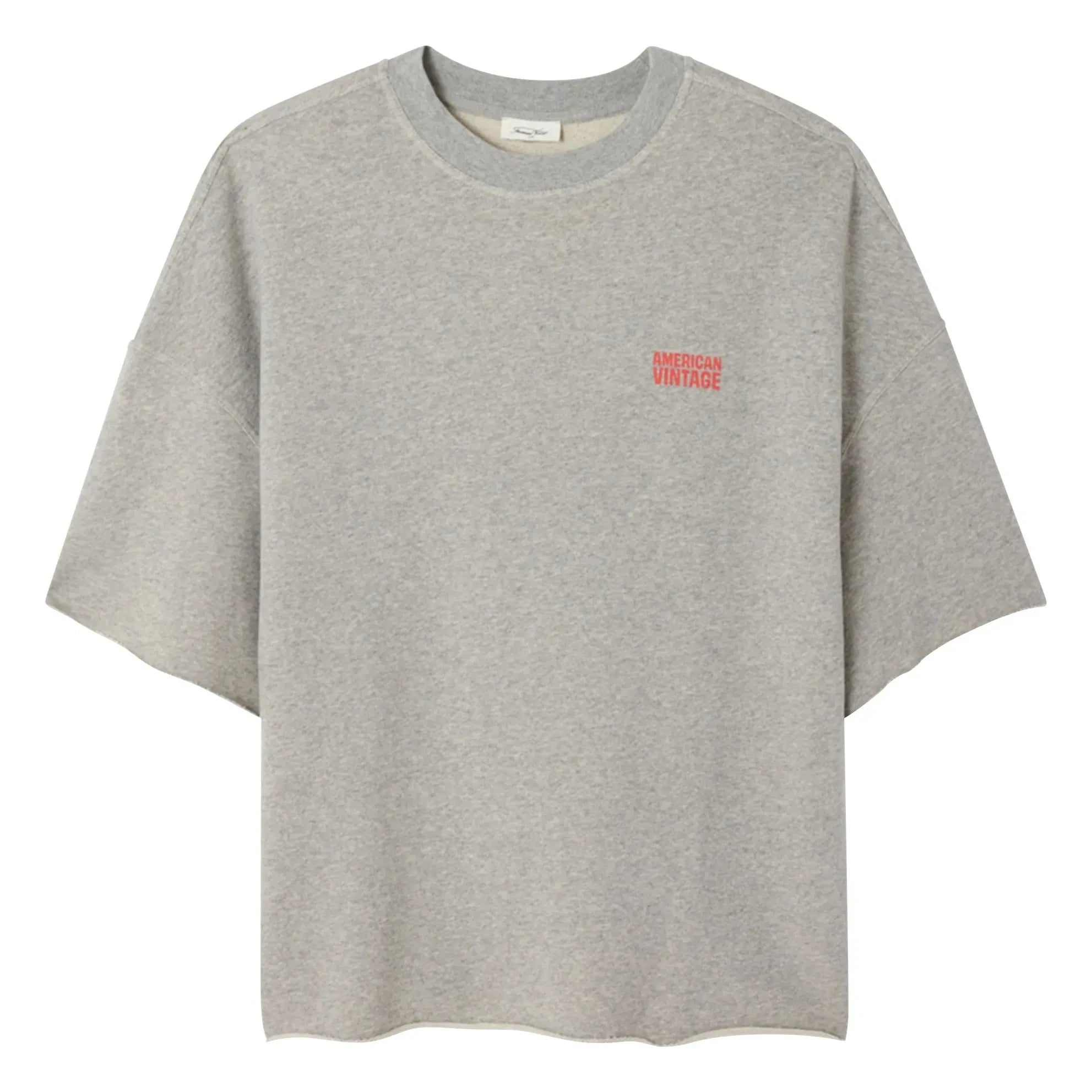 American Vintage - Rundhals-Sweatshirt | Grau meliert