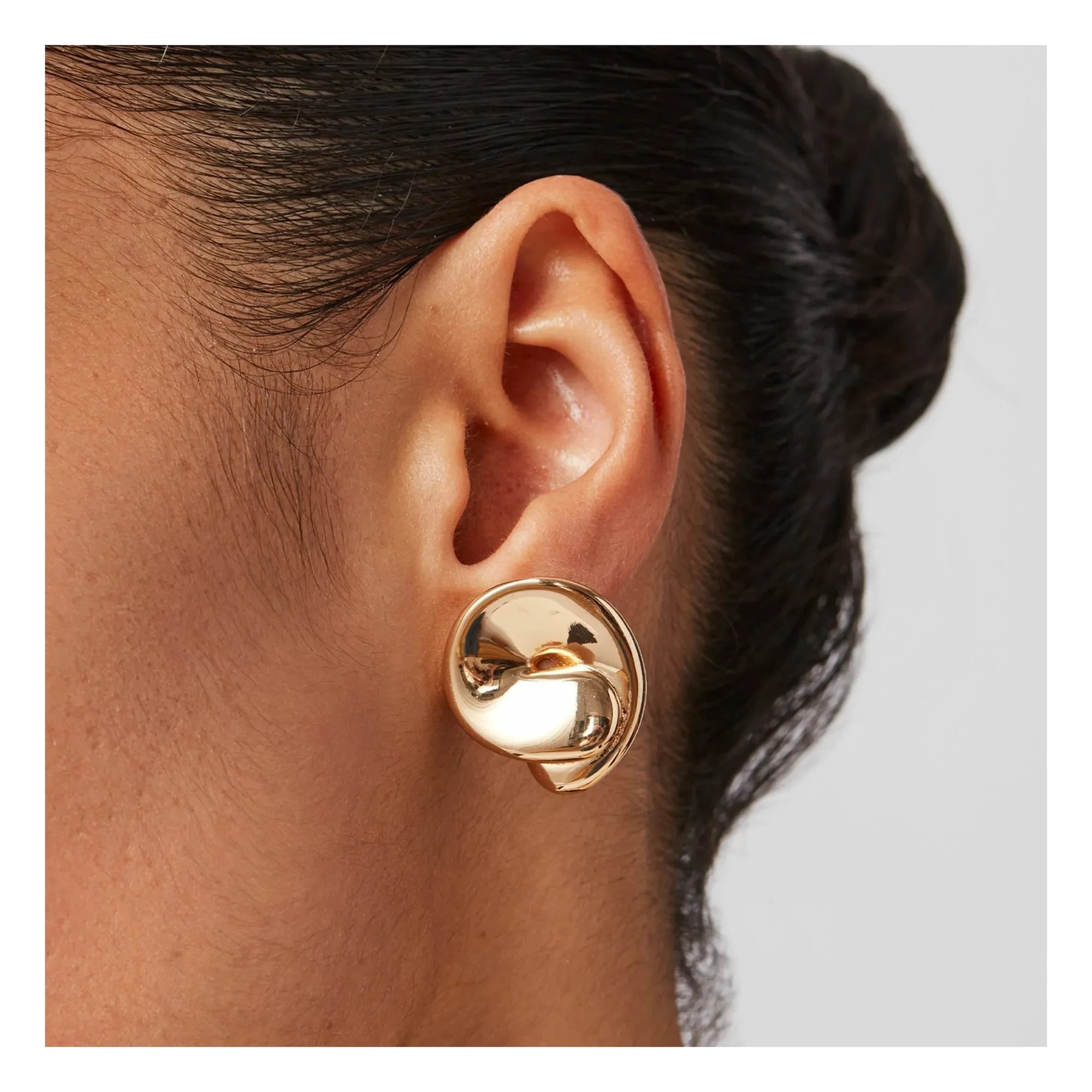 Jenny Bird - Rio Button Ohrringe | Gold