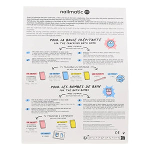 Nailmatic Kids – Badekugel-Set „La Fabrique“ – 3 Kugeln | Pink