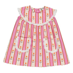 Hallo Simone – Gestreiftes Kleid „Scarlett“ | Pink