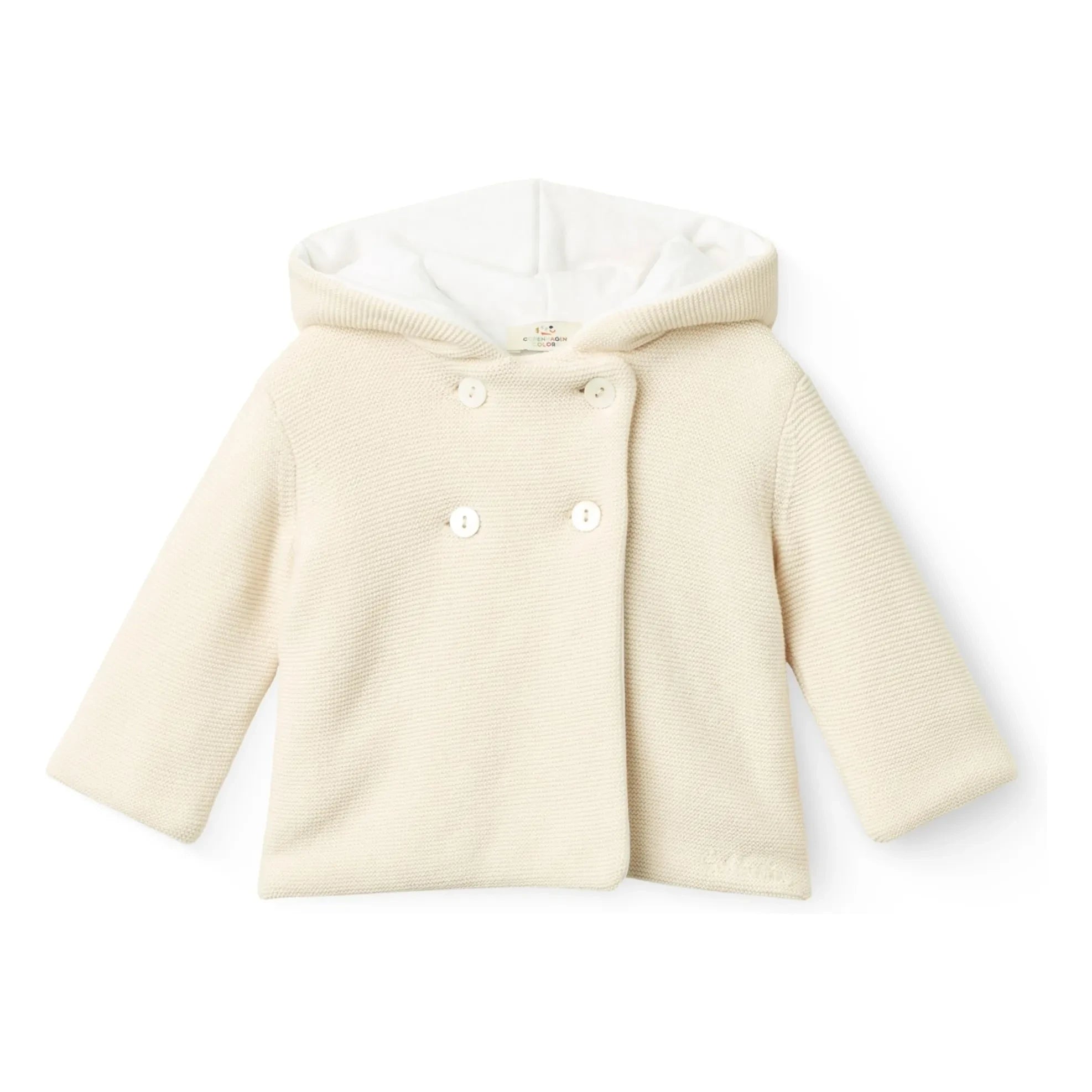Copenhagen Colors - Kapuzenjacke aus Bio-Baumwolle | Creme