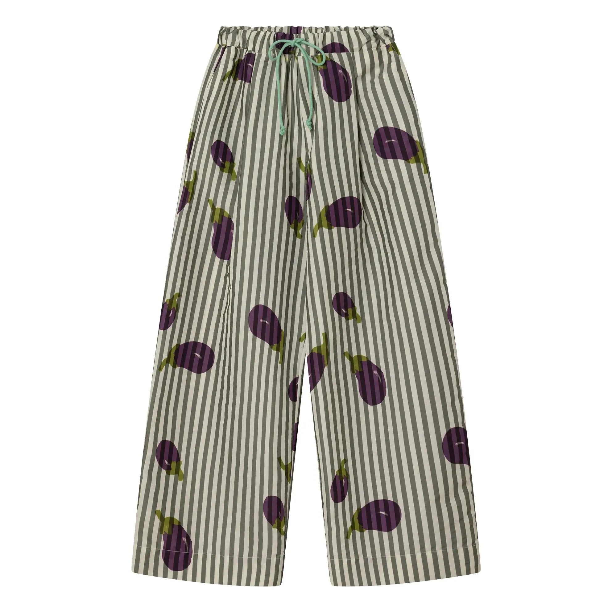 Dr Bloom - Beso Gestreifte Hose | Khaki