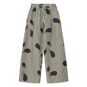 Dr Bloom - Beso Gestreifte Hose | Khaki