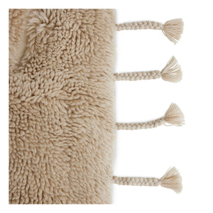 HKliving - Unendlicher Wollteppich | Creme